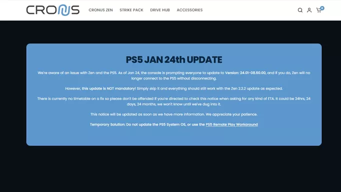 Sony finally successfully blocked Cronus! : r/ModernWarfareIII