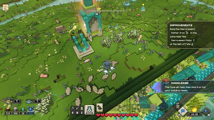 How to make Improvements Hubs, uses for Prismarine in Minecraft Legends