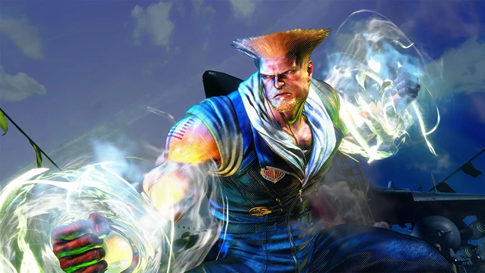 Image shows Guile as he appears in Street Fighter 6