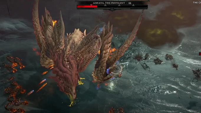 Players fighting against Ashava in Diablo 4