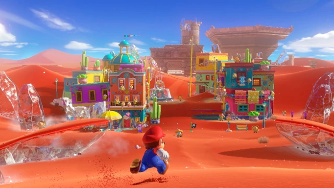 Super Mario Odyssey Sand Kingdom hra hra
