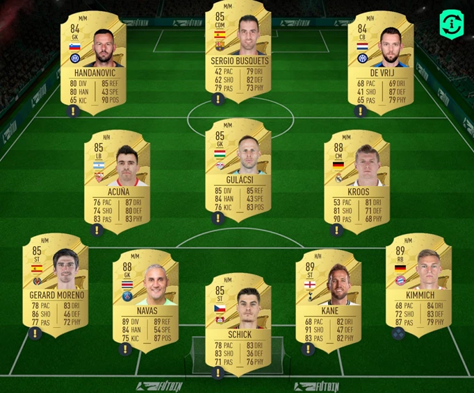 FIFA 23 POTM Valverde SBC Squad 3