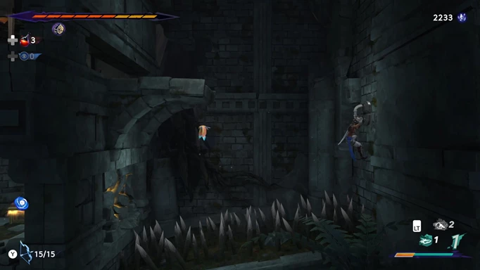 parkour in Prince of Persia: The Lost Crown
