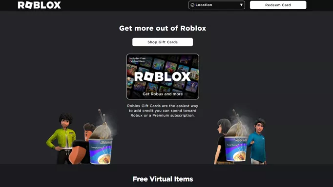 Roblox Giftcard Robux