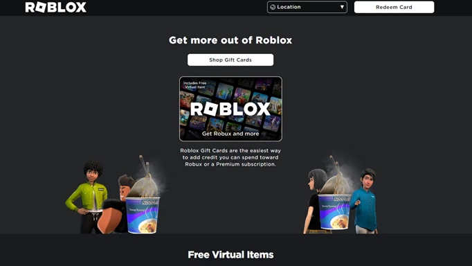 Cách đổi thẻ quà tặng Roblox