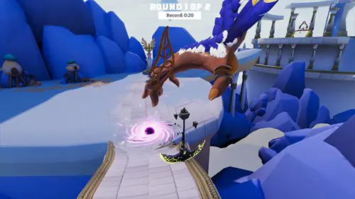 Ultimate Godspeed: A godly hand placing an item