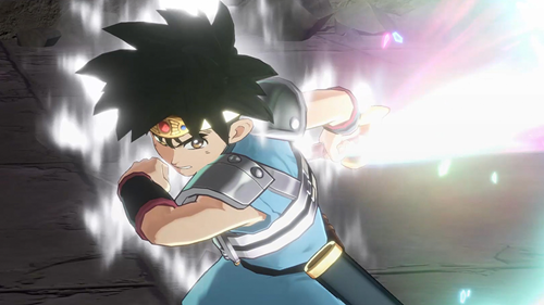 Dai gearing up to perform his Avan Strash in Infinity Strash: DRAGON QUEST The Adventure of Dai.