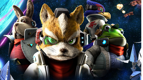 Key art for the Wii U's Star Fox Zero.