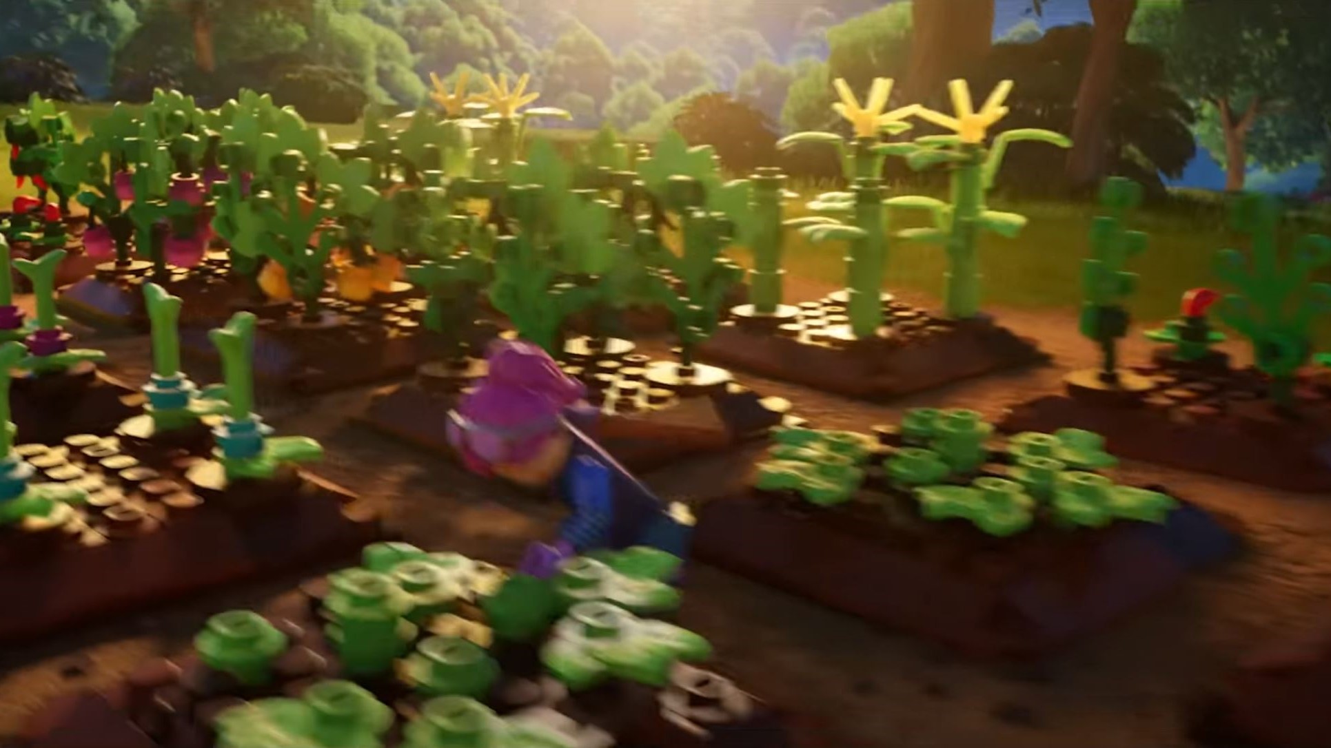 Как получить удобрения и посадить семена в LEGO Fortnite