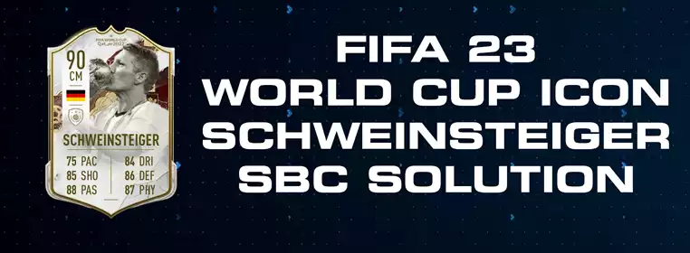 FIFA 23 Schweinsteiger World Cup Icon SBC Solution