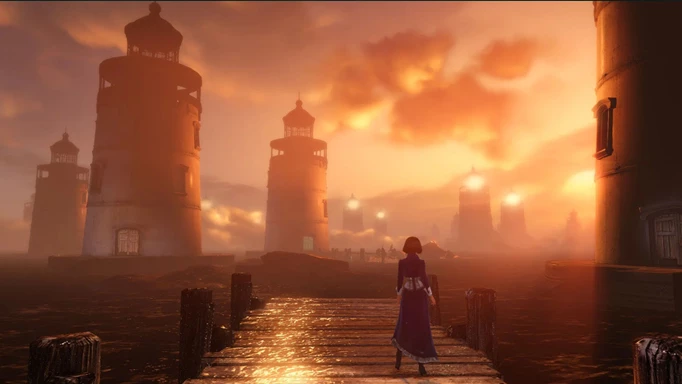 The world of lighthouses in BioShock Infinite.