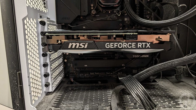 RTX 4070 SUPER inside a PC