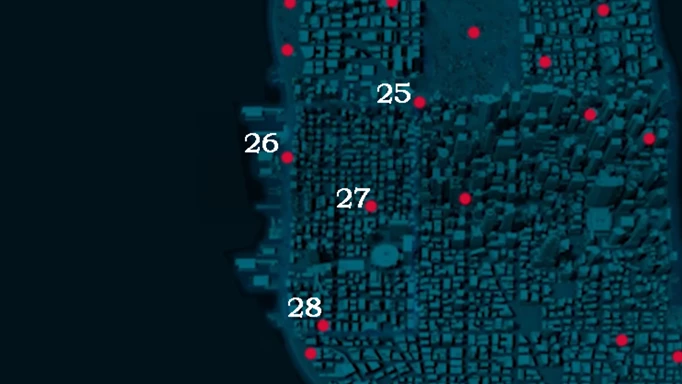 Map of Hell's Kitchen locations