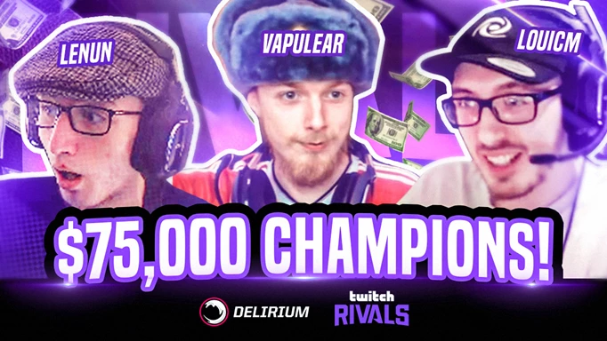 Team Delirium Win $75k Warzone Twitch Rivals