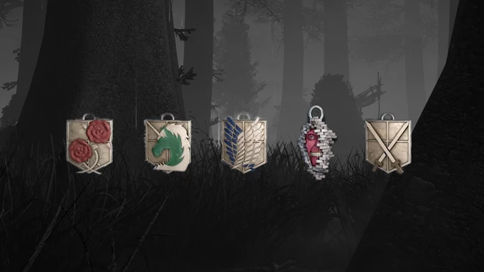 All the new Attack on Titan charms in Dead by Daylight