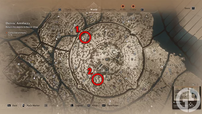 All Mysterious Shards locations in AC Mirage - where to find Shards -  Polygon