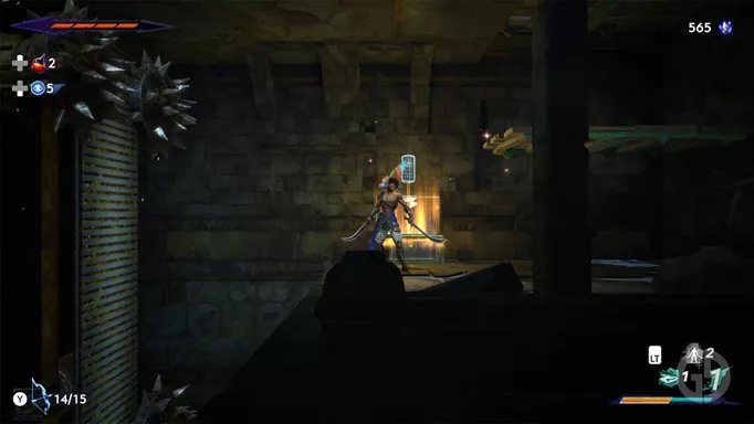 The Depths Azure Damascus Ingot location 2 in Prince of Persia: The Lost Crown
