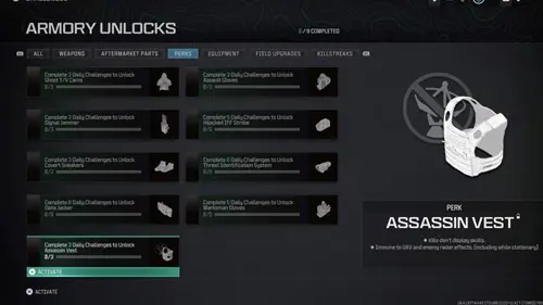 mw3 assassin vest