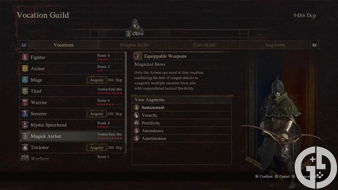 Image of the Magick Archer Vocation in Dragon's Dogma 2