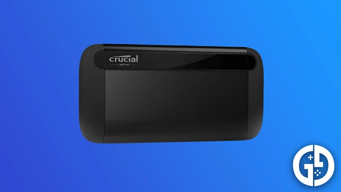 The Crucial X8 external SSD
