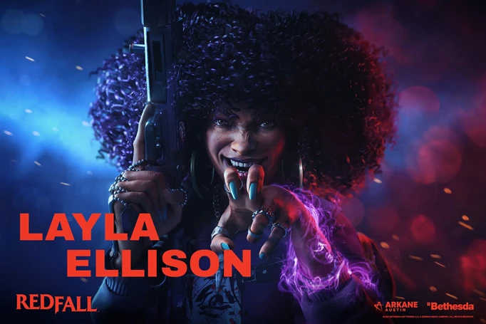 Ключевое изображение Лейлы Эллисион, игрового персонажа в Redfall
