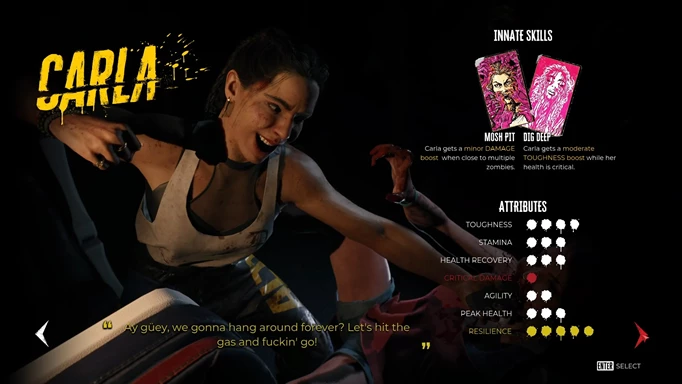 an image showing the Slayer Carla from Dead Island 2