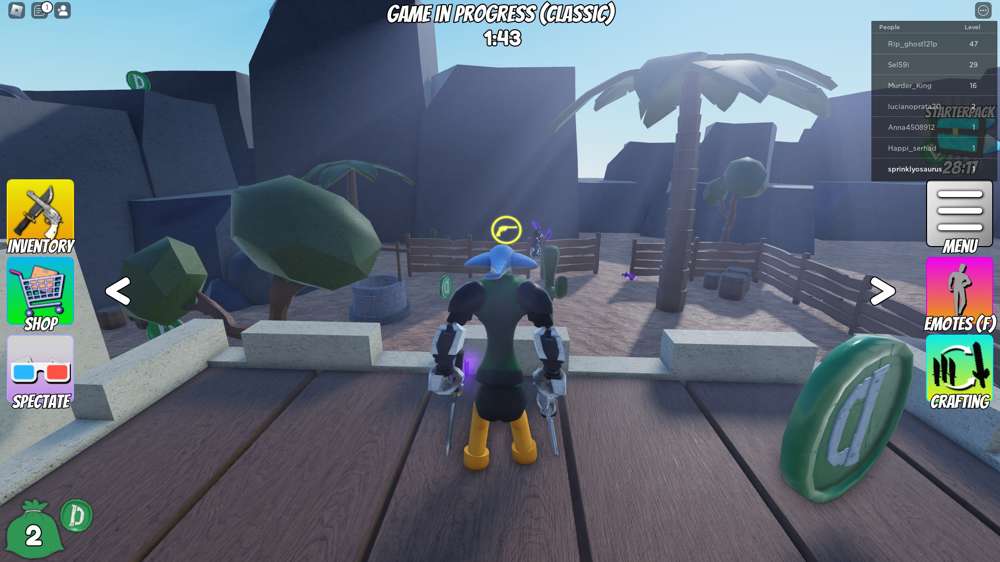 The Dank Murderer 2 codes for free coins, gems & knives