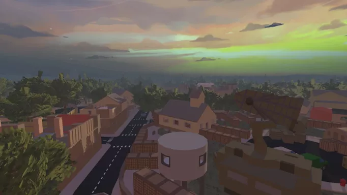 A town as it appears in BattleBit Remastered