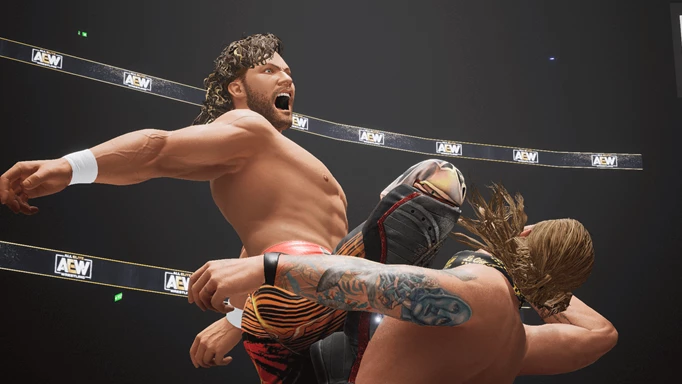 Kenny Omega knees his opponent in AEW: Fight Forever