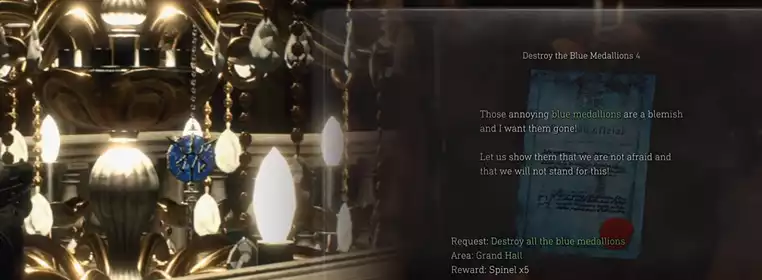 How to find all the Blue Medallions in the Grand Hall in Resident Evil 4 Remake