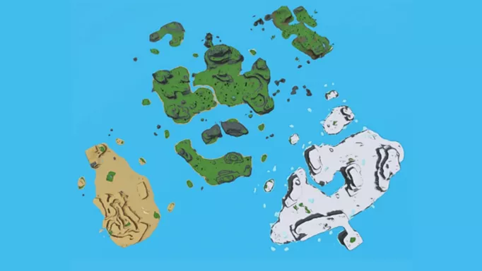 The full map of The Survival Game