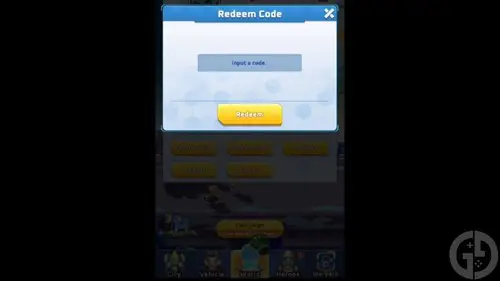 The code redemption screen for Plague Invader: Survival Wars