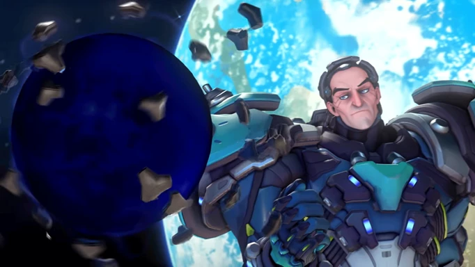 Sigma in space in Overwatch 2