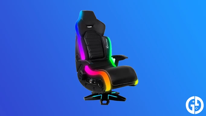 X Rocker Evo Elite 4.1 reclining gaming chair with RGB