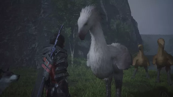 Image of Clive and Whiteheart in Final Fantasy 16