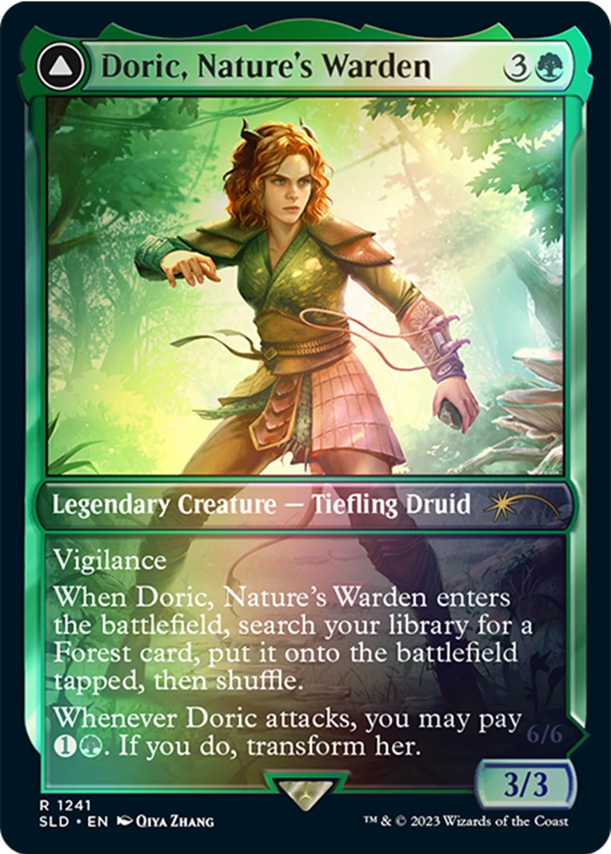 Doric, Nature's Warden DnD Magic the Gathering card