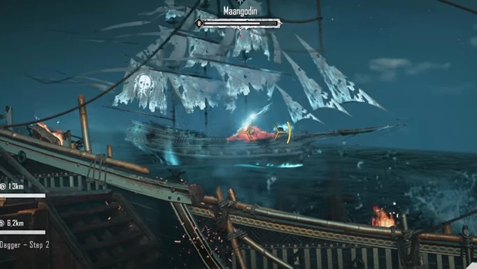 Battling a ghost ship in Skull and Bones