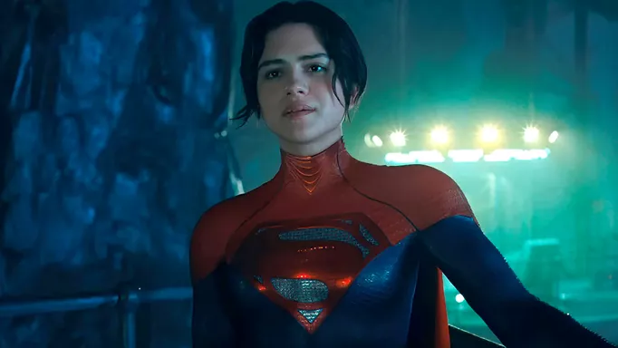 Sasha Calle as Supergirl in The Flash Batcave