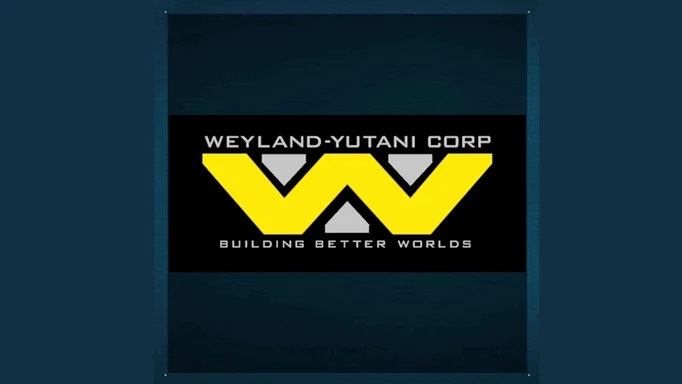 Image of the Weyland-Yutani emblem in Armored Core 6