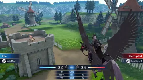 Fire Emblem Engage Chapters: a screenshot from a battle