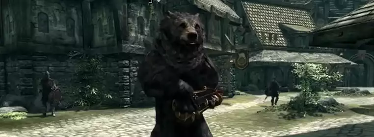 Skyrim Fans Are Loving A Mod With A Dancing Bear Playing A Lute