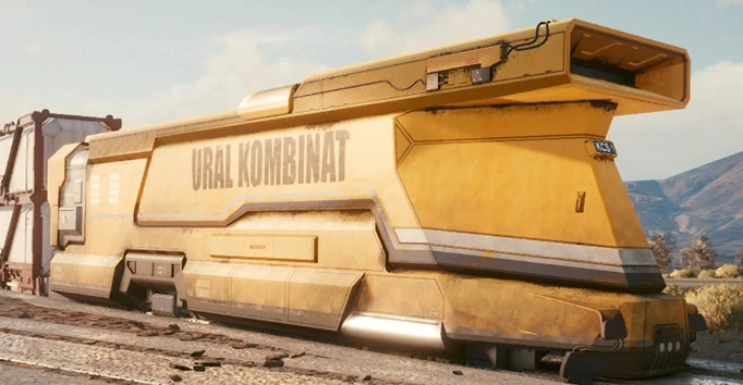 a Ural Kombinat vehicle in Cyberpunk 2077