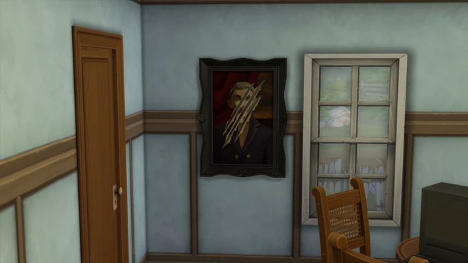 Painting of Vlad, vampire leader in the Sims 4