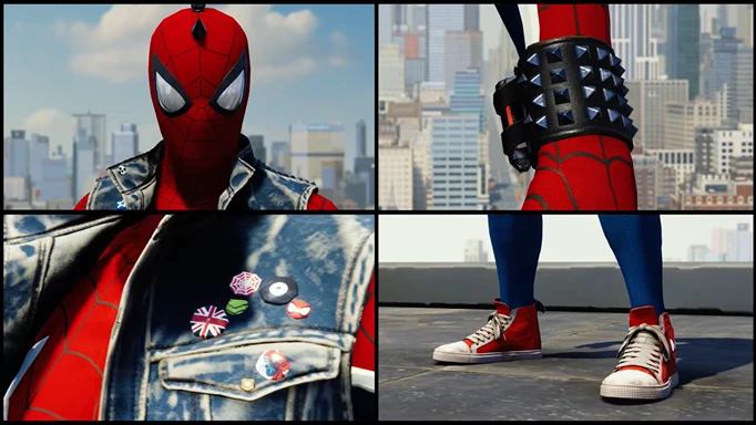 Images of the Spider-Punk suit