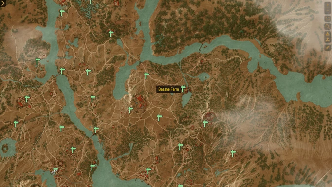 The Witcher 3 Barber Locations basene