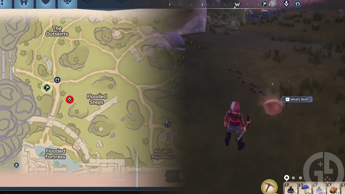 Screenshot of where to find Tau’s trail in Palia