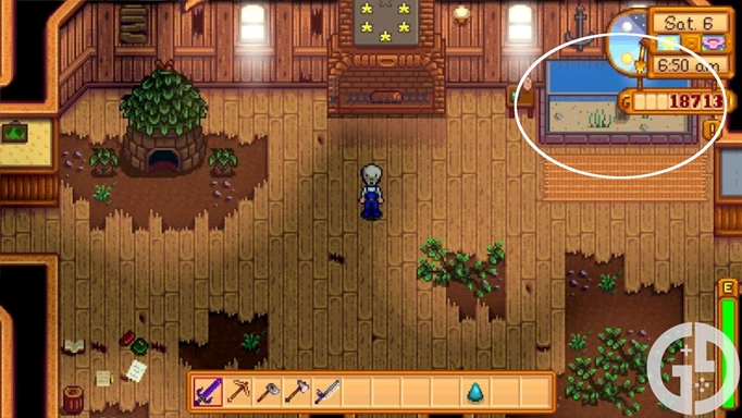 Image of the Community Center Fish Tank in Stardew Valley