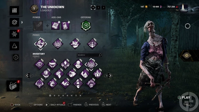 The Unbound Perk build in Dead by Daylight