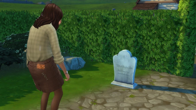 Grief interaction in The Sims 4