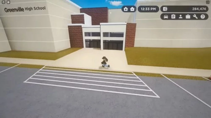 Highschool in the Roblox Greenville map